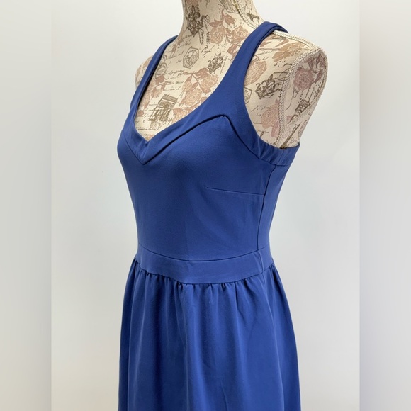 CYNTHIA ROWLEY Blue V-Neck Sleeveless Sundress size M - Picture 2 of 13